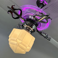 Delray™ Neon Ceiling Fan (Magenta)