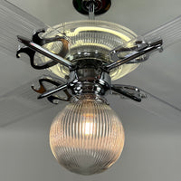 Delray™ Neon Ceiling Fan (Antique White)