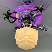 Delray™ Neon Ceiling Fan (Magenta)