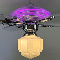 Delray™ Neon Ceiling Fan (Magenta)