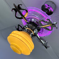 Delray™ Neon Ceiling Fan (Magenta)