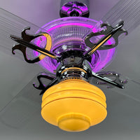 Delray™ Neon Ceiling Fan (Magenta)