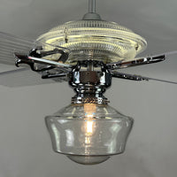 Delray™ Neon Ceiling Fan (Antique White)