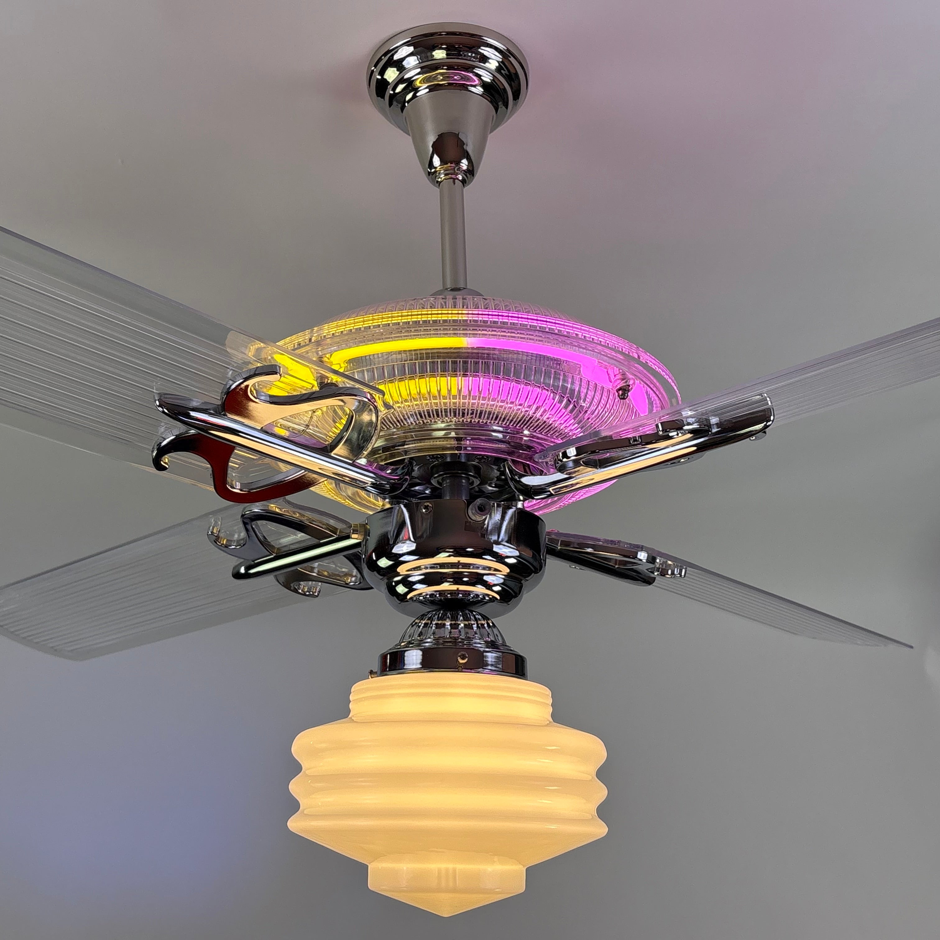 【THEAIRTOWN】fondue pt (2 color) 2-Color Neon Ceiling Fans| The Neon Fan Company