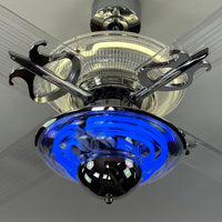 Delray™ Neon Ceiling Fan (Antique White)