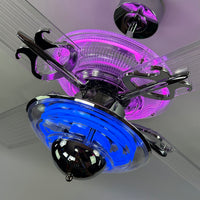 Delray™ Neon Ceiling Fan (Magenta)
