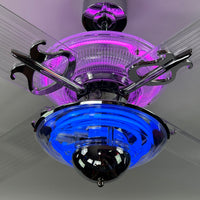 Delray™ Neon Ceiling Fan (Magenta)