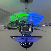 Delray™ Neon Ceiling Fan (Earth Day)