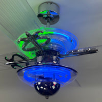 Delray™ Neon Ceiling Fan (Earth Day)
