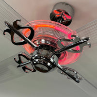 Delray™ Neon Ceiling Fan (Autumn Sunset)