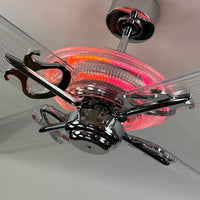 Delray™ Neon Ceiling Fan (Autumn Sunset)
