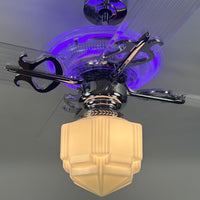 Delray™ Neon Ceiling Fan (Purple)