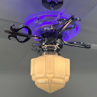Delray™ Neon Ceiling Fan (Purple)