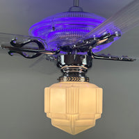 Delray™ Neon Ceiling Fan (Purple)