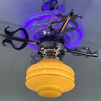 Delray™ Neon Ceiling Fan (Purple)