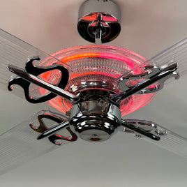 Delray™ Neon Ceiling Fan (Autumn Sunset)