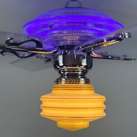 Delray™ Neon Ceiling Fan (Purple)