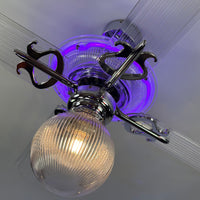 Delray™ Neon Ceiling Fan (Purple)