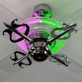 Delray™ Neon Ceiling Fan (Watermelon)