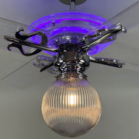 Delray™ Neon Ceiling Fan (Purple)