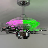 Delray™ Neon Ceiling Fan (Watermelon)