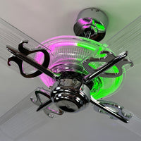 Delray™ Neon Ceiling Fan (Watermelon)