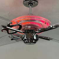 Delray™ Neon Ceiling Fan (Autumn Sunset)