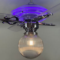 Delray™ Neon Ceiling Fan (Purple)