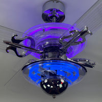 Delray™ Neon Ceiling Fan (Purple)