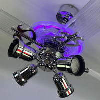 Delray™ Neon Ceiling Fan (Purple)