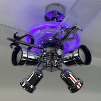 Delray™ Neon Ceiling Fan (Purple)