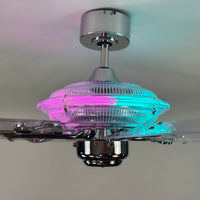 Delray™ Neon Ceiling Fan (Cotton Candy)
