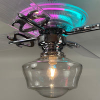 Delray™ Neon Ceiling Fan (Cotton Candy)