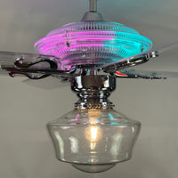Delray™ Neon Ceiling Fan (Cotton Candy)