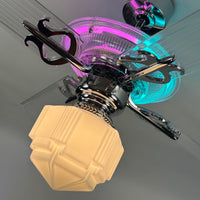 Delray™ Neon Ceiling Fan (Cotton Candy)