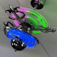 Delray™ Neon Ceiling Fan (Watermelon)