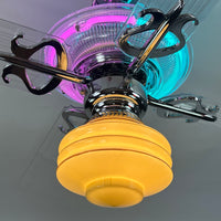 Delray™ Neon Ceiling Fan (Cotton Candy)