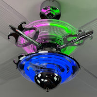 Delray™ Neon Ceiling Fan (Watermelon)