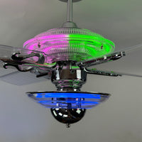 Delray™ Neon Ceiling Fan (Watermelon)