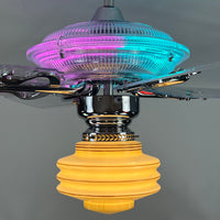 Delray™ Neon Ceiling Fan (Cotton Candy)
