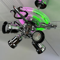 Delray™ Neon Ceiling Fan (Watermelon)