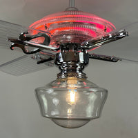 Delray™ Neon Ceiling Fan (Autumn Sunset)