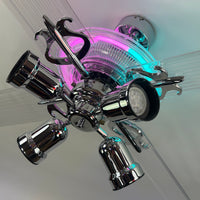 Delray™ Neon Ceiling Fan (Cotton Candy)