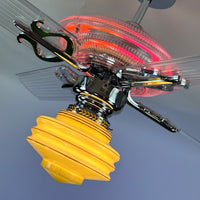 Delray™ Neon Ceiling Fan (Autumn Sunset)