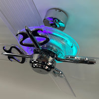 Delray™ Neon Ceiling Fan (Totally Tubular)