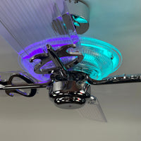 Delray™ Neon Ceiling Fan (Totally Tubular)