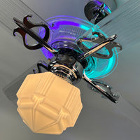 Delray™ Neon Ceiling Fan (Totally Tubular)