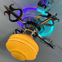 Delray™ Neon Ceiling Fan (Totally Tubular)