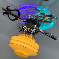 Delray™ Neon Ceiling Fan (Totally Tubular)
