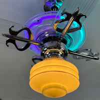 Delray™ Neon Ceiling Fan (Totally Tubular)